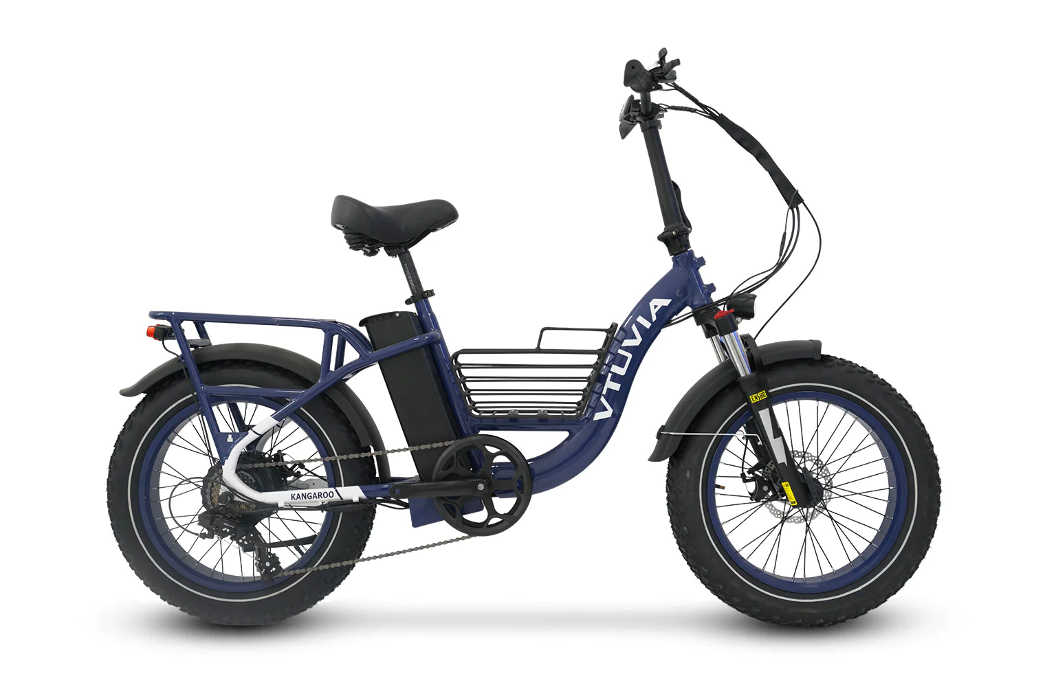 VTUVIA Kangaroo 20" Fat Tire Cargo Electric Bike (red)